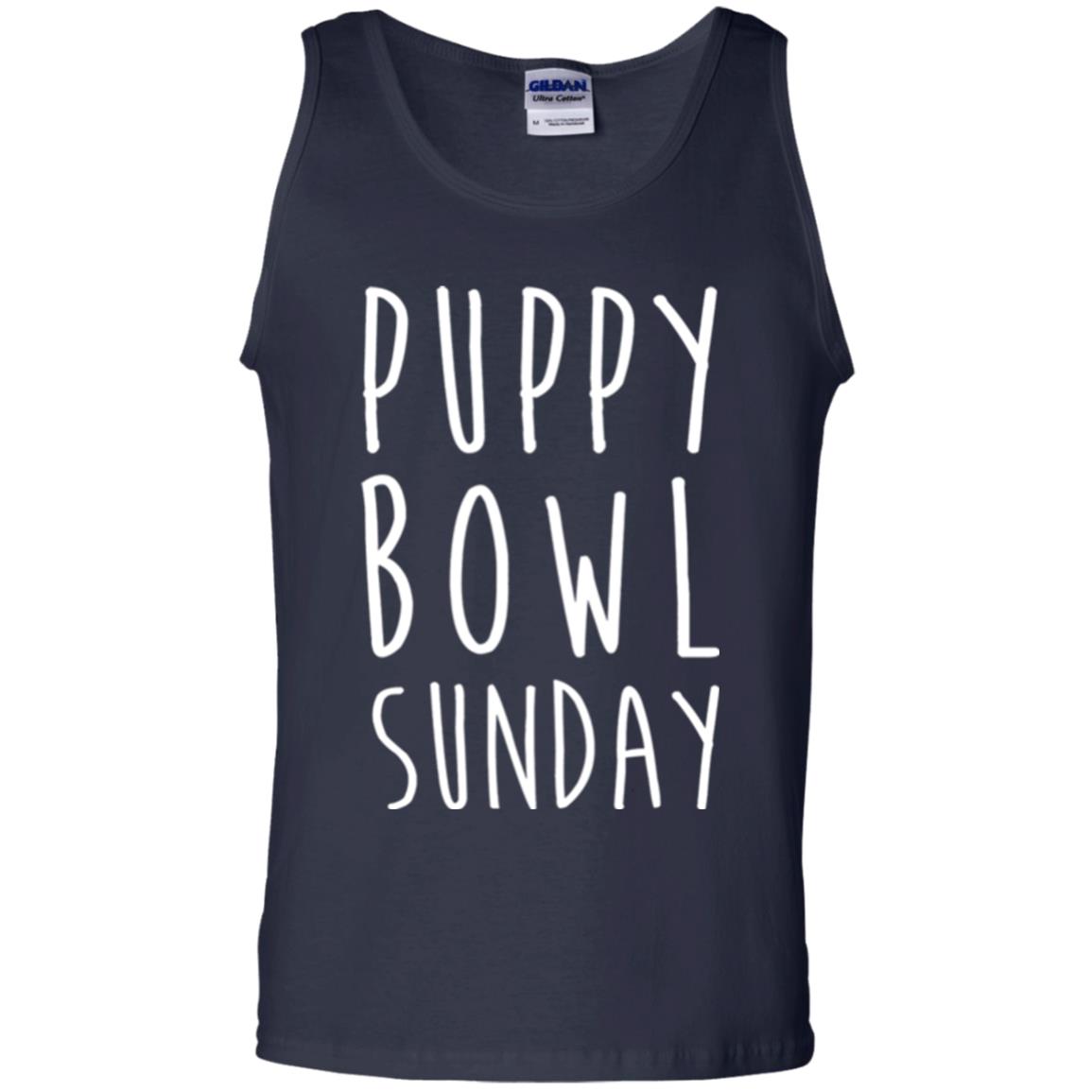 Football Dog Lover T-shirt Puppy Bowl Sunday T-shirt Navy