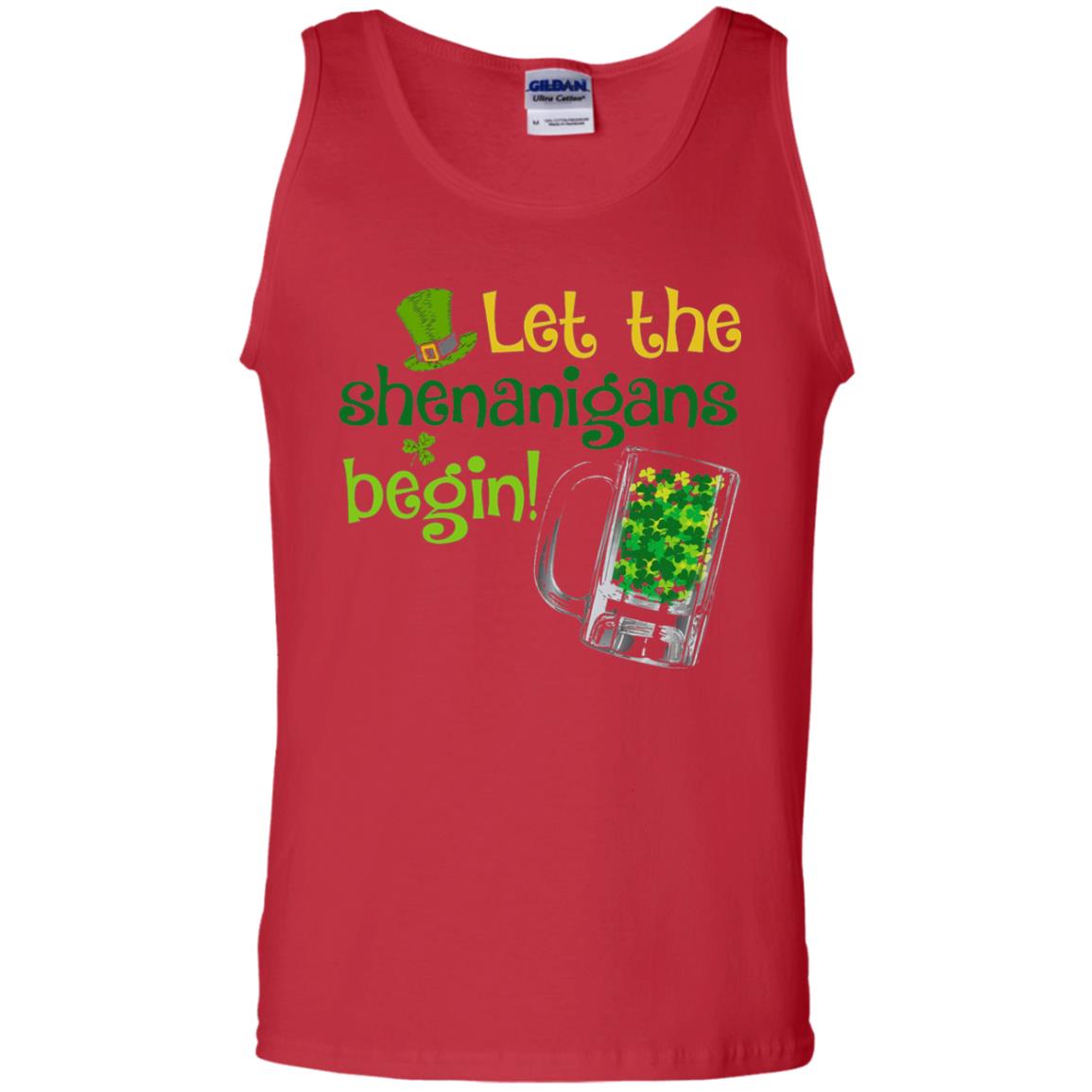 Let The Shenanigans Begin St. Patrick_s Day T-shirt Red