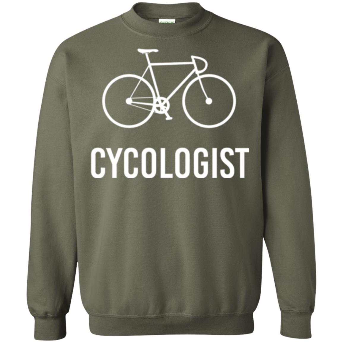 Bicycle Lovers T-shirt Cycologist Military Green