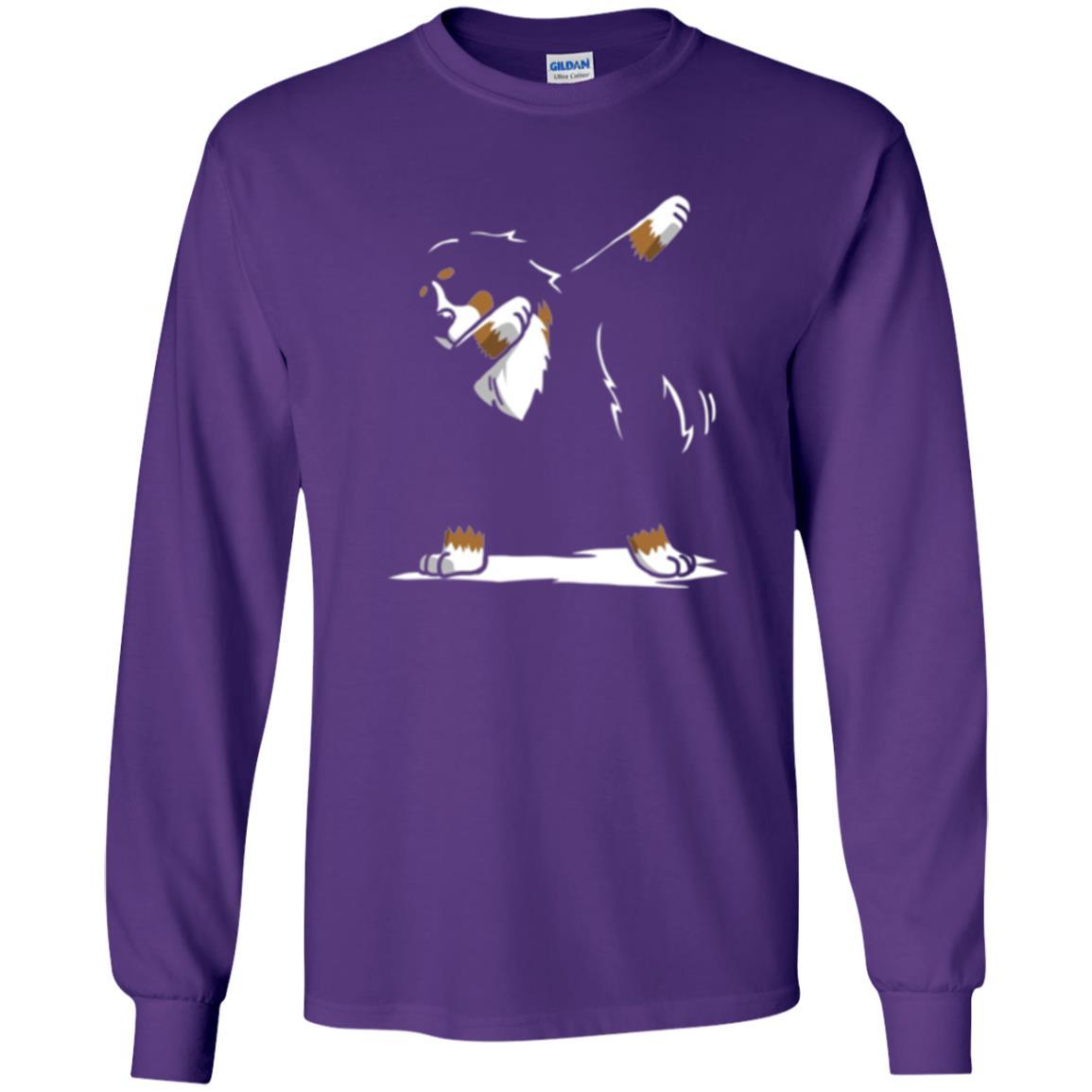 Dog Lover T-shirt Bernese Mountain Dog T-shirt Purple