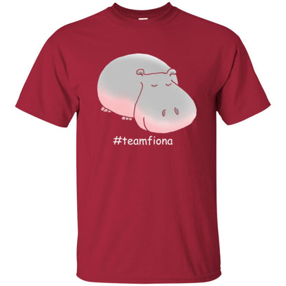Hippo Lover T-shirt Hashtag Team Fiona Cardinal