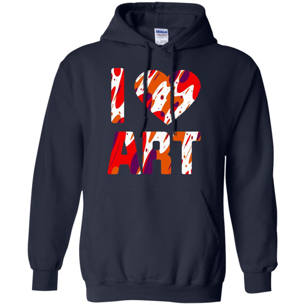 Artist T-shirt I Love Art Navy