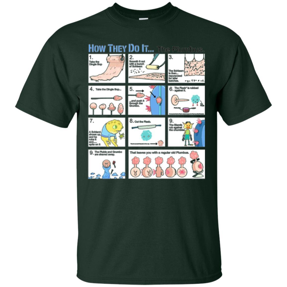 Film T-shirt How They Do Itthe Plumbus Forest Green