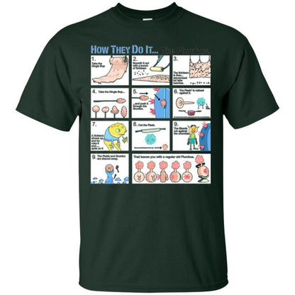 Film T-shirt How They Do Itthe Plumbus Forest Green