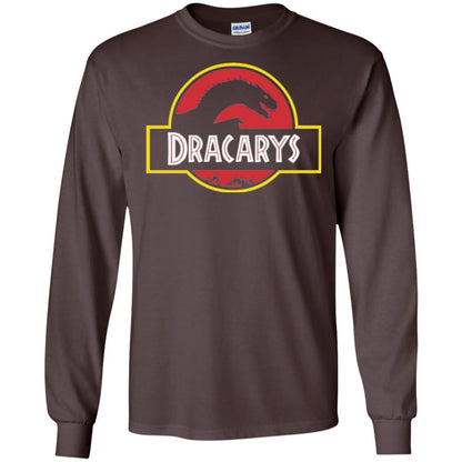 Dinosaur T-shirt Dracarys Dragon Parody Dark Chocolate