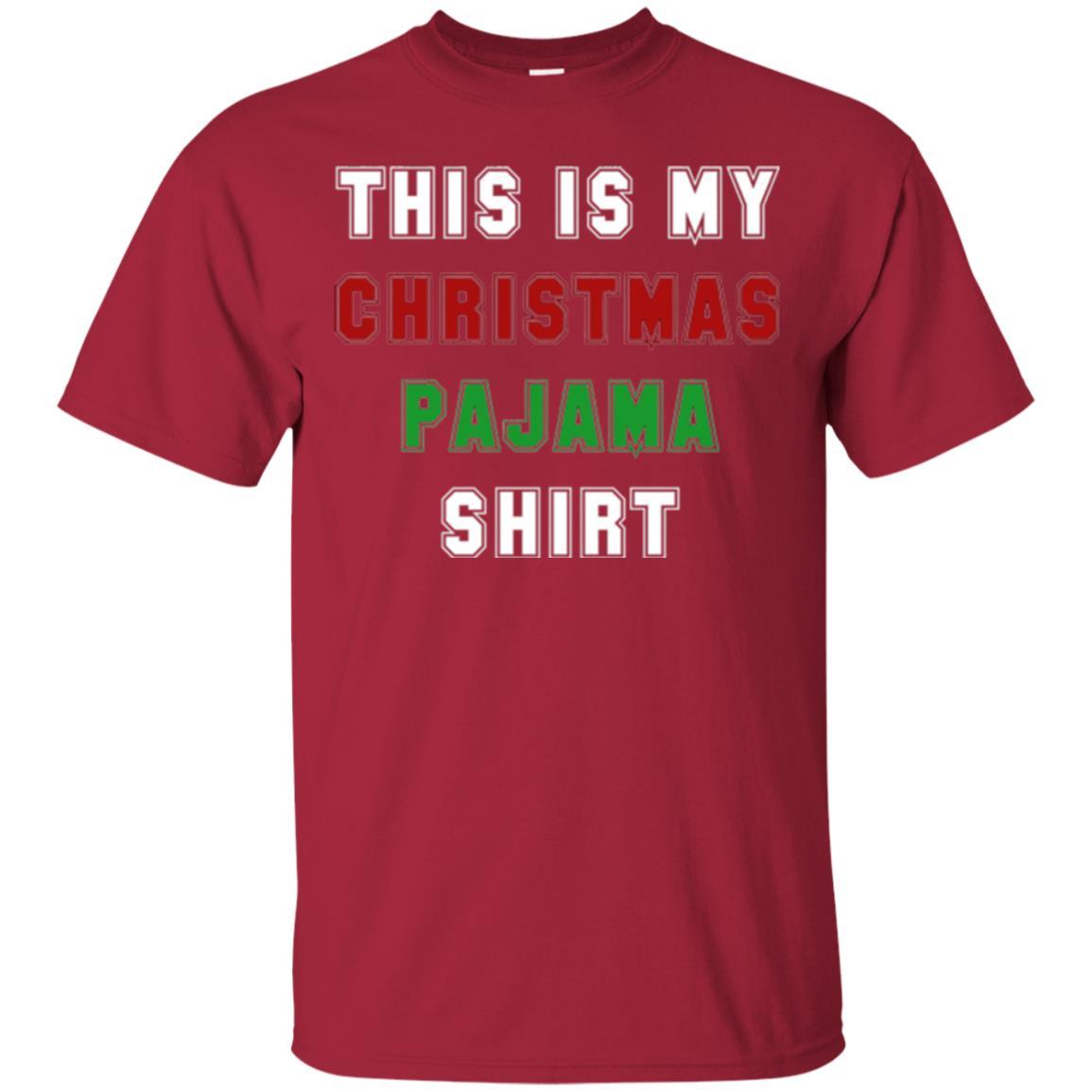 Christmas T-shirt This Is My Christmas Pajama Cardinal