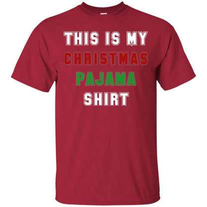 Christmas T-shirt This Is My Christmas Pajama Cardinal