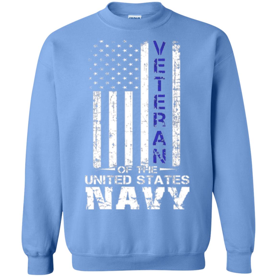 Us Navy Veteran T-shirt Carolina Blue