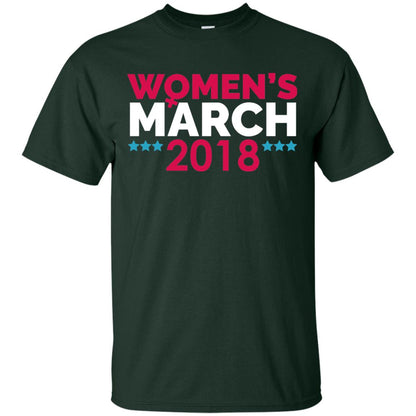 Women_s Right T-shirt Women_s March January 20 2018 Forest Green