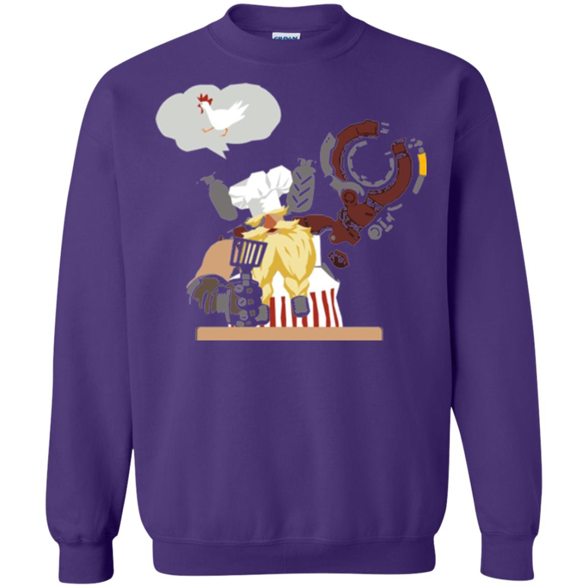 Overwatch Torbjorn Chef Spray T-shirt Purple