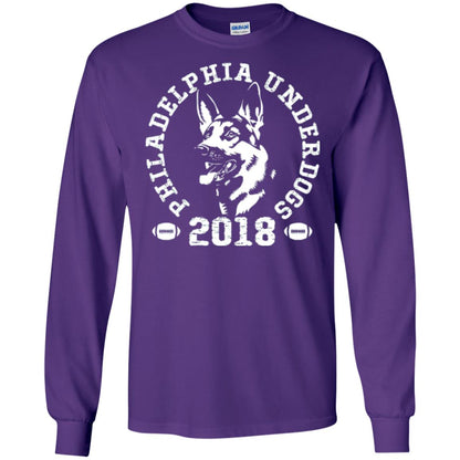 Dog Lover T-shirt Philadelphia Underdogs T-shirt Purple