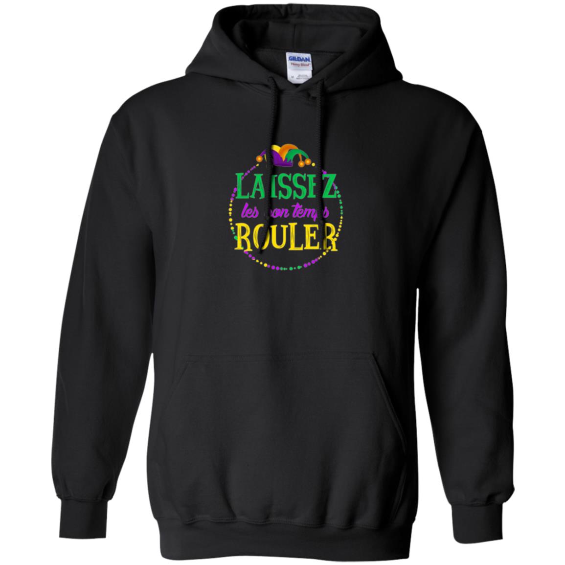 Mardi Gras T-shirt Laissez Les Bon Temps Rouler Black