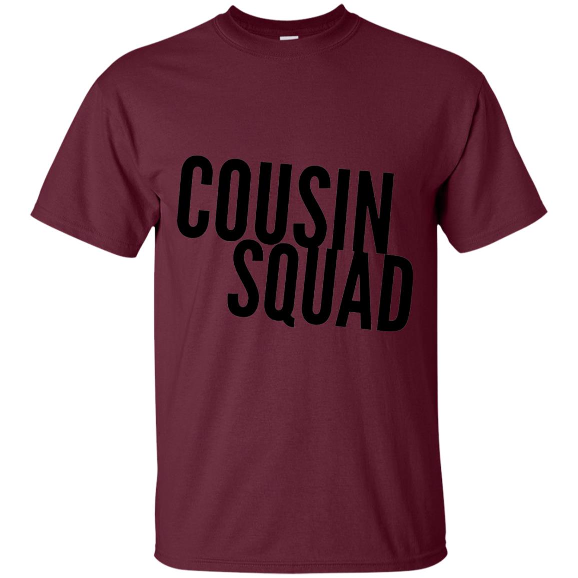 Cousin Squad T-shirt Maroon