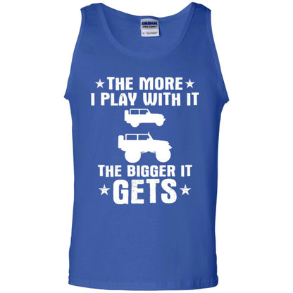 Jeep Lovers T-shirt The More I Play With It The Bigger It Get Royal
