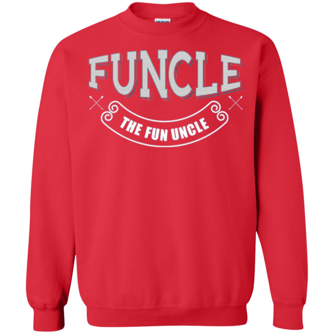 Funcle The Fun Uncle T-shirt Red