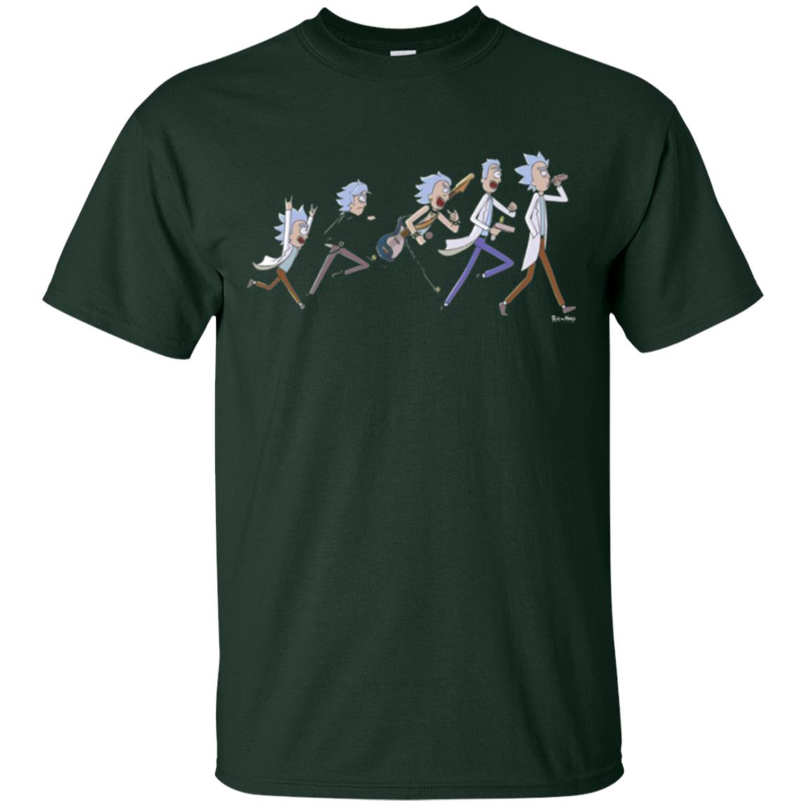 Rick And Morty T-shirt The Life Of Rick Forest Green