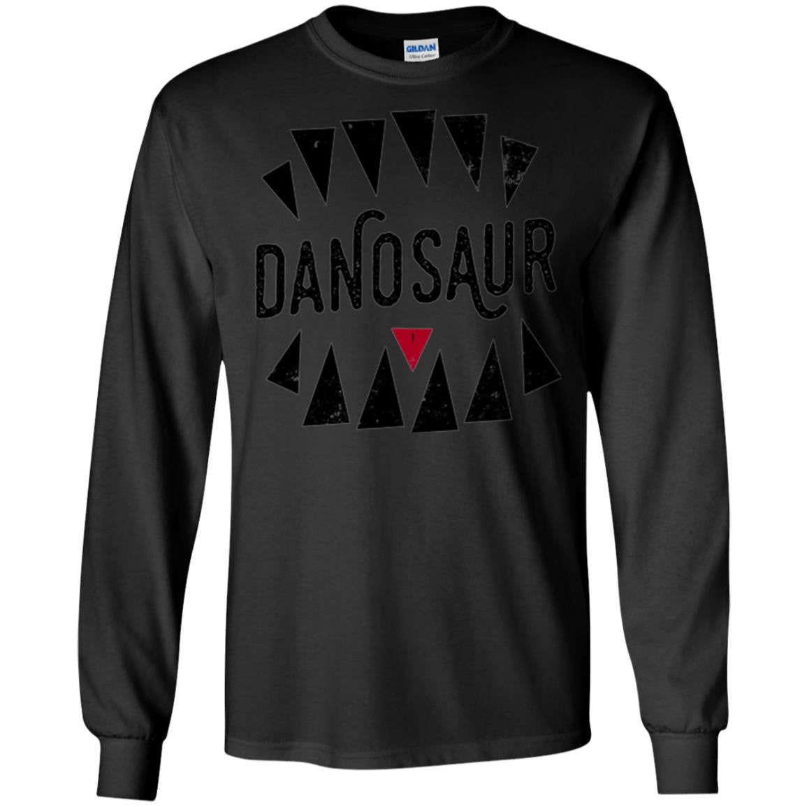 Dinosaus Lovers T-shirt Overly Excited Tourist Black