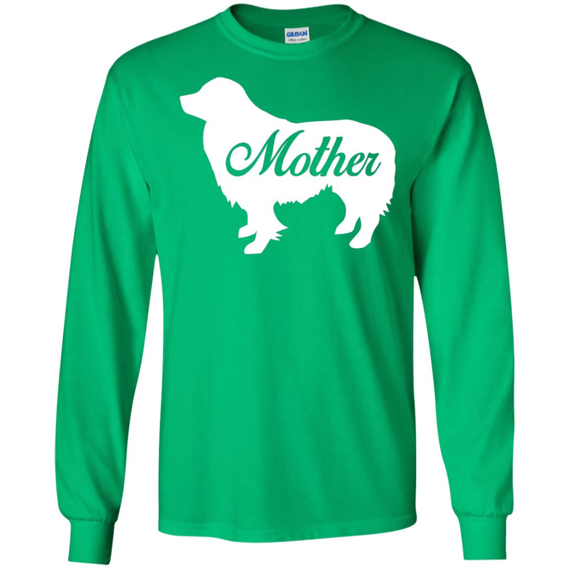 Border Collie Dog Mom T-shirt Irish Green