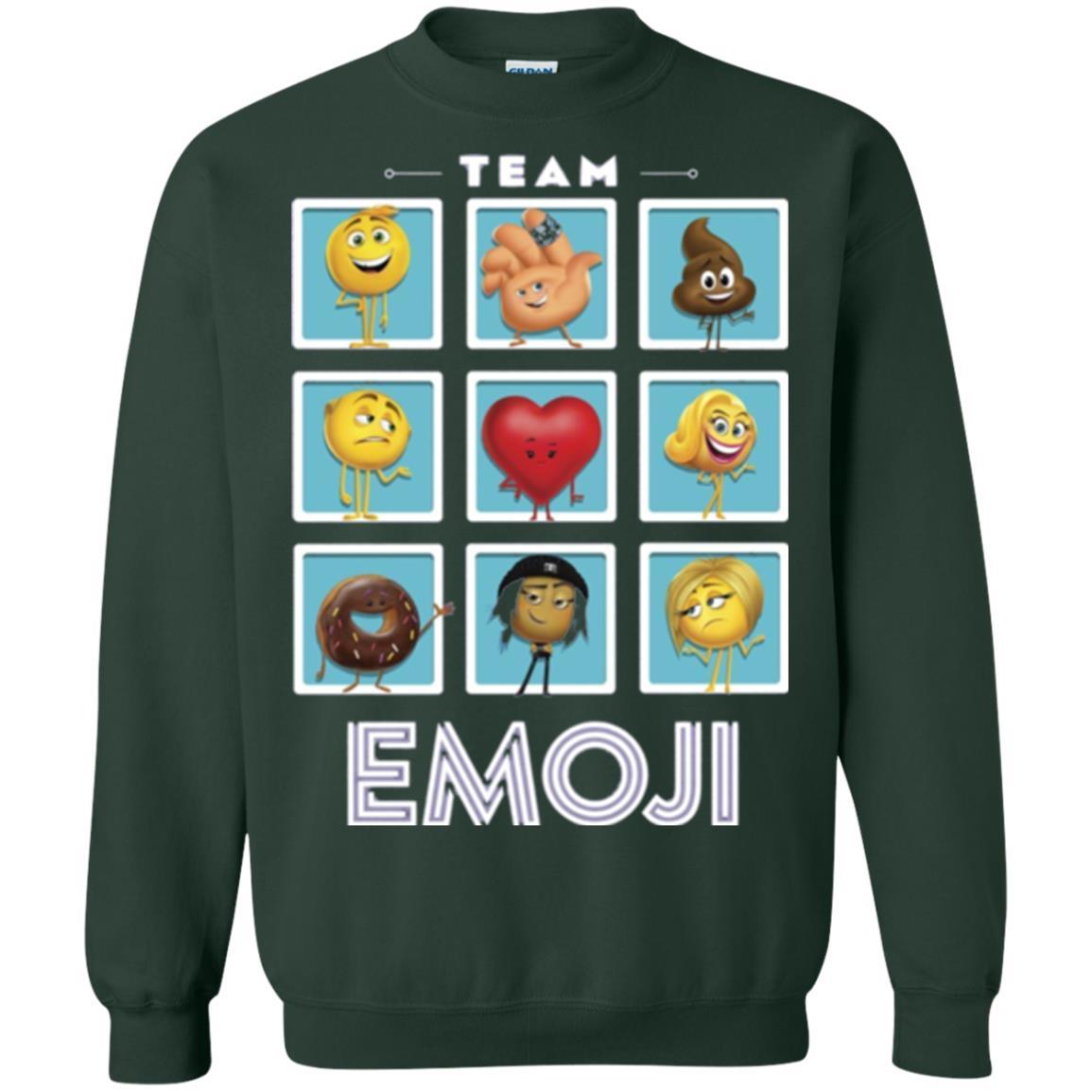 Film T-shirt Emoji Panels Graphic T-shirt Forest Green