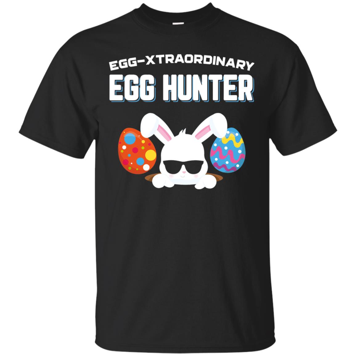Egg-xtraordinary Egg Hunter Easter Shirt Black