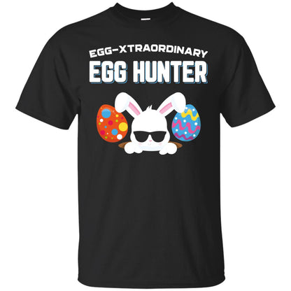 Egg-xtraordinary Egg Hunter Easter Shirt Black