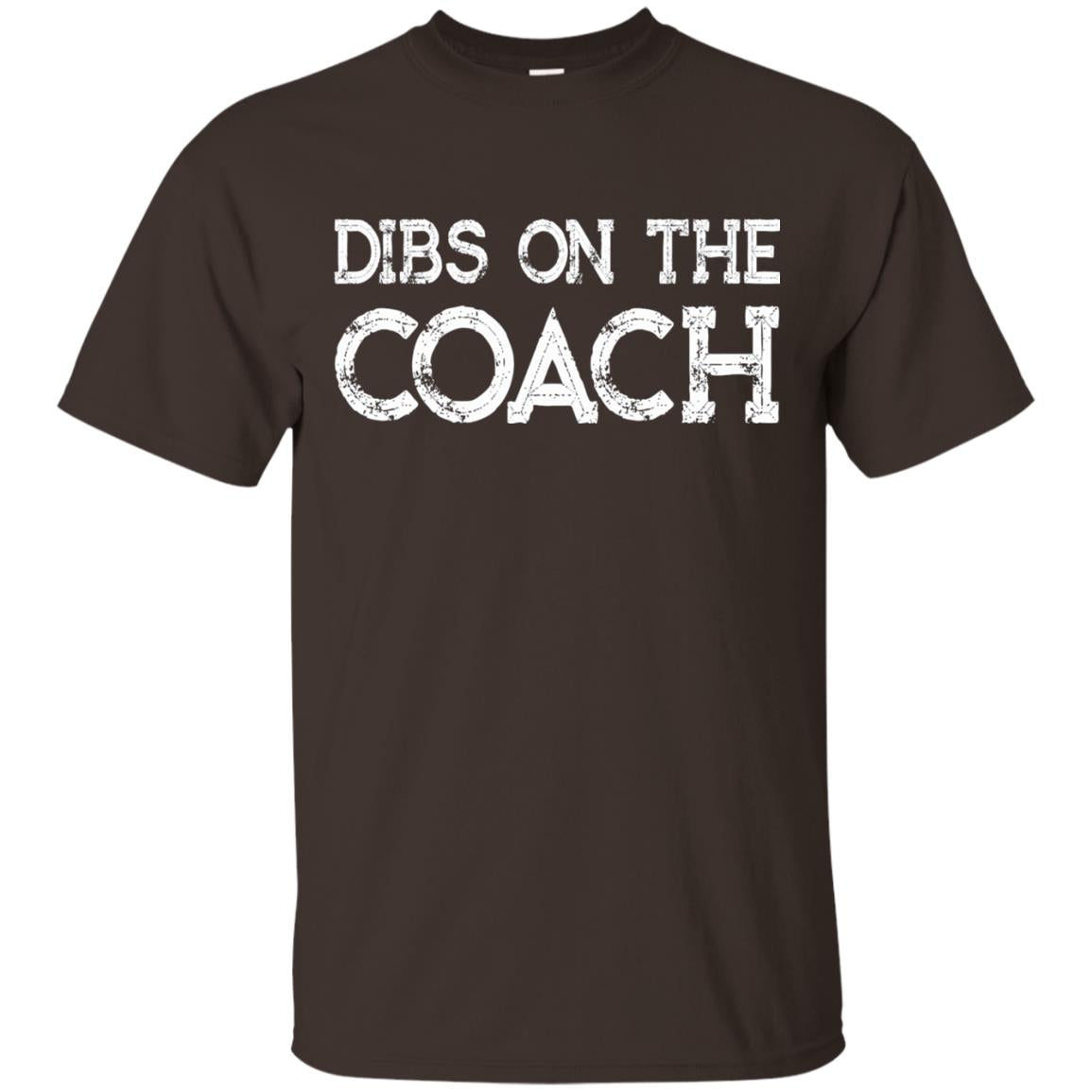Dibs On The Coach Summer Vacation T-shirt Dark Chocolate