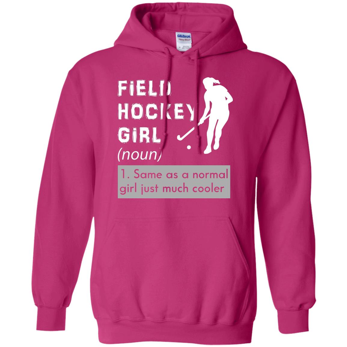Field Hockey Girl Hockey Lover T-shirt Heliconia