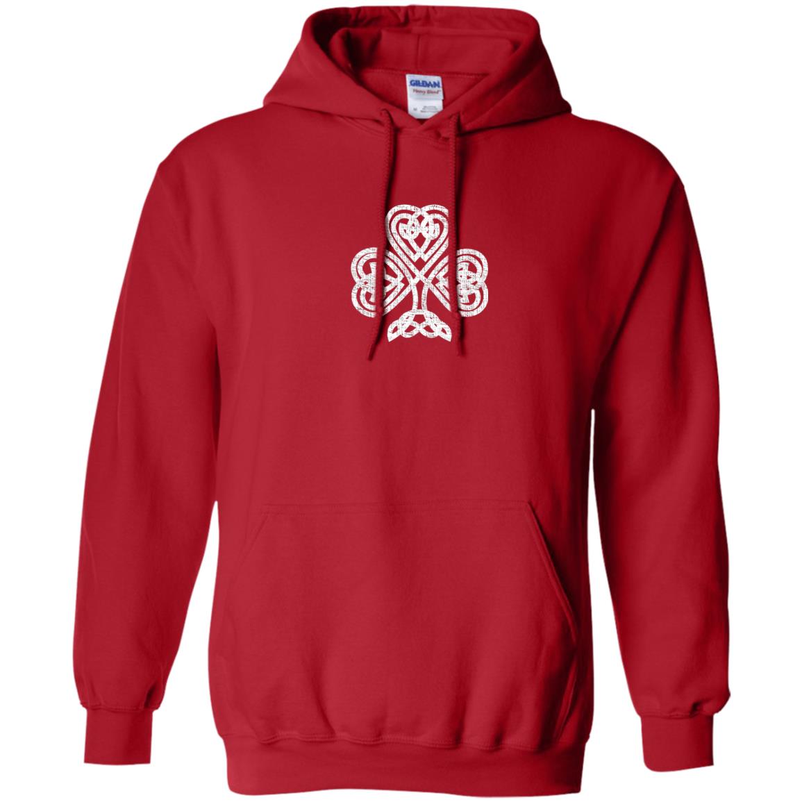 Irish Shamrock Knot Symbol St. Patrick_s Day T-shirt Red