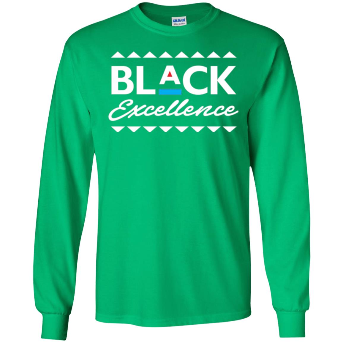 Black Excellence T-shirt Celebrating Black Pride Irish Green
