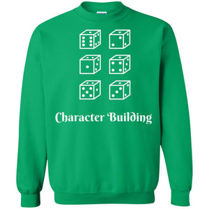 Gamer T-shirt Character Building Rolling Dice