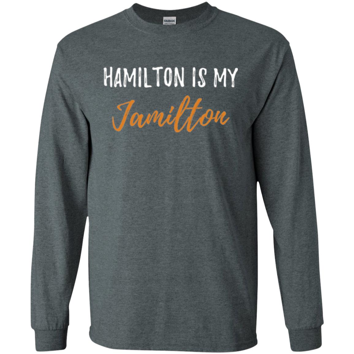 Musican T-shirt Hamilton Is My Jamilton Dark Heather