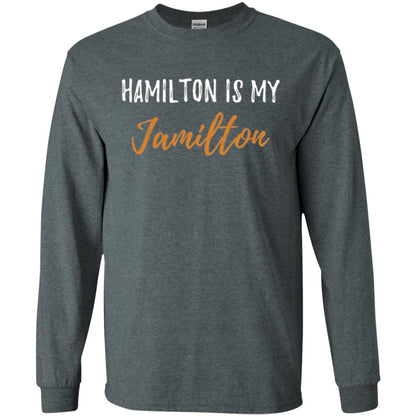 Musican T-shirt Hamilton Is My Jamilton Dark Heather