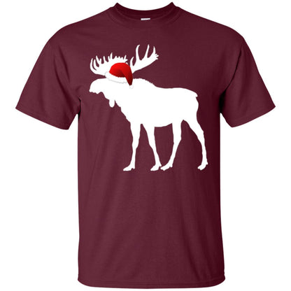 Christmas T-shirt Reindeer Maroon