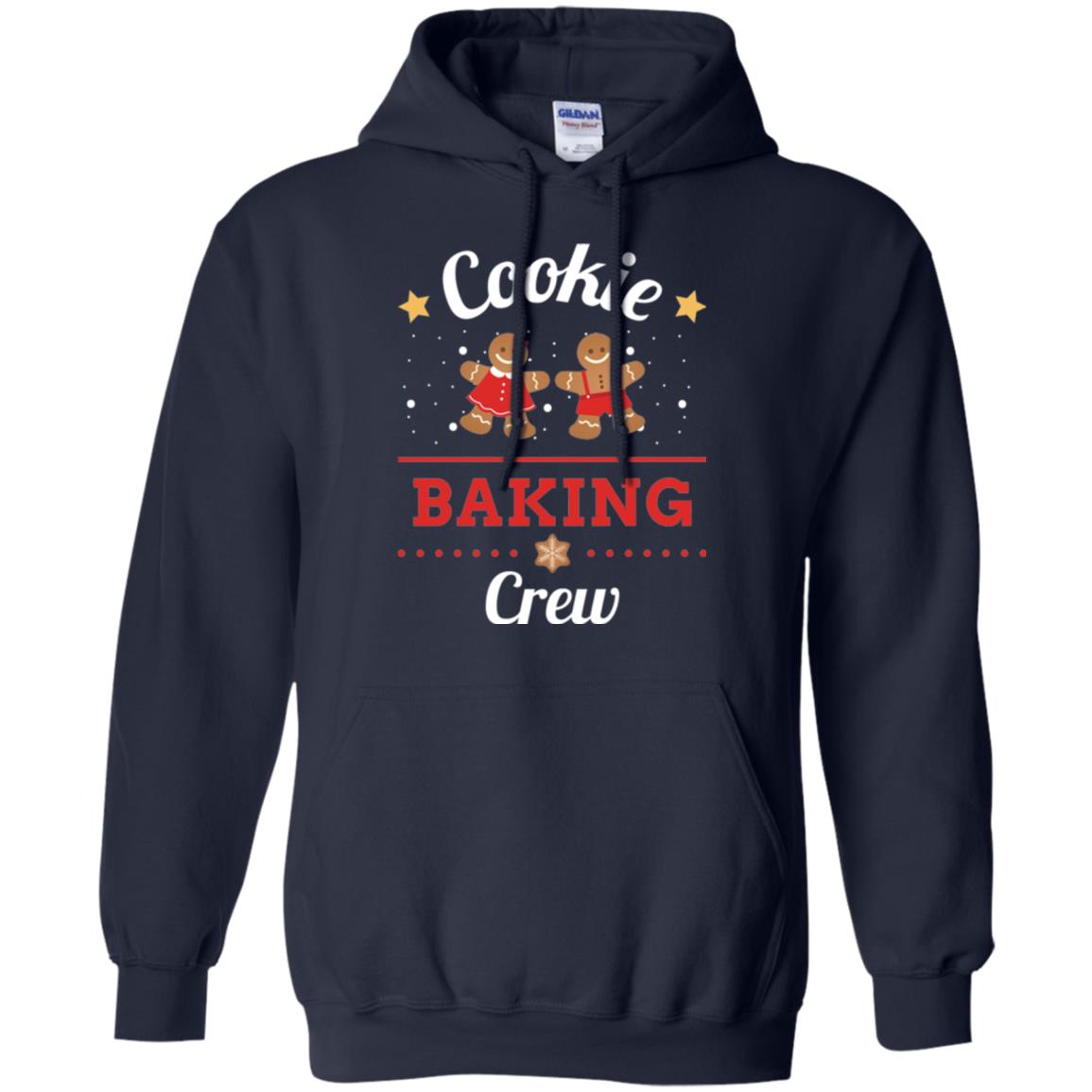 Christmas T-shirt Gingerbread Cookie Baking Crew Navy