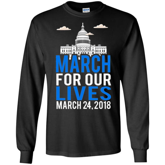 March For Our Lives Anti Gun T-shirt Black