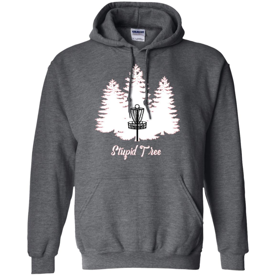 Disc Golf T-shirt Stupid Tree Dark Heather