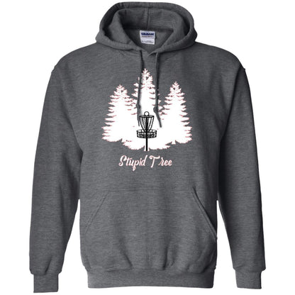 Disc Golf T-shirt Stupid Tree Dark Heather