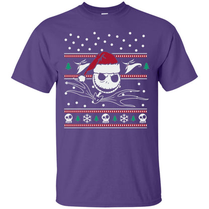 Disney Nightmare Before Christmas Holiday Christmas T-shirt Purple