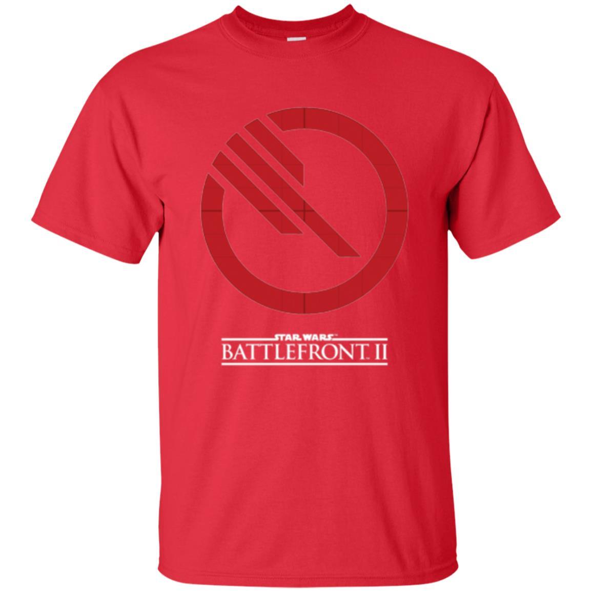 Film T-shirt Battlefront Ii Inferno Squad Logo Graphic Red