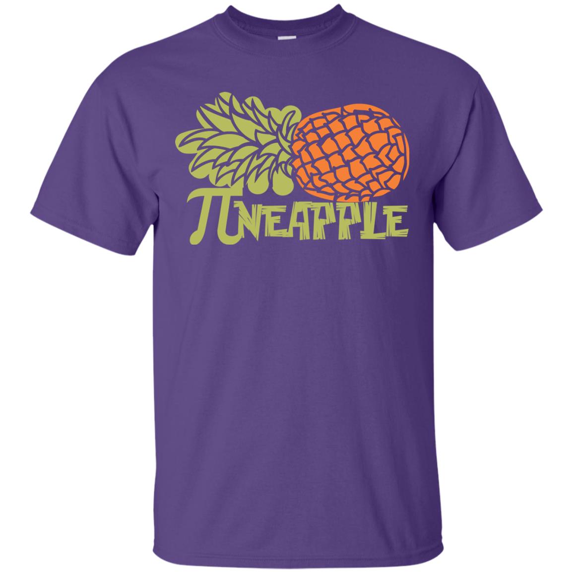 Cool Pineapple Pi Day T-shirt Purple