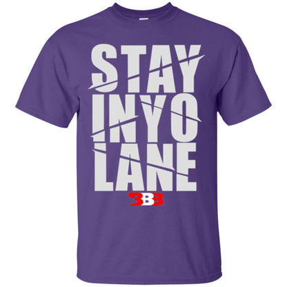 Stay In Yo Lane T-shirt Purple