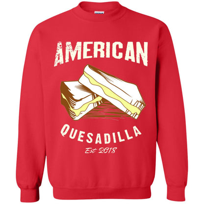 American Quesadilla Est 2018 Grilled Cheese T-shirt Red