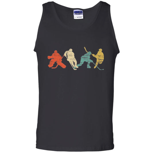 Classic Vintage Style Ice Hockey T-shirt Black