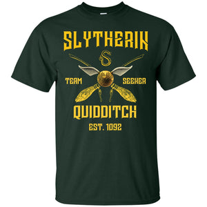 Slytherin Quiddith Team Seeker Est 1092 Harry Potter ShirtG200 Gildan Ultra Cotton T-Shirt