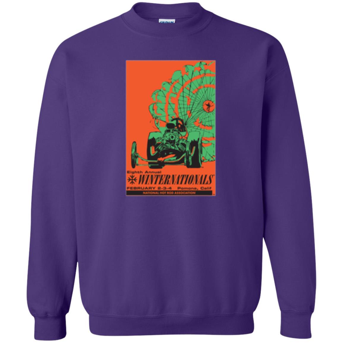 Nhra 1968 Winternationals T-shirt Purple