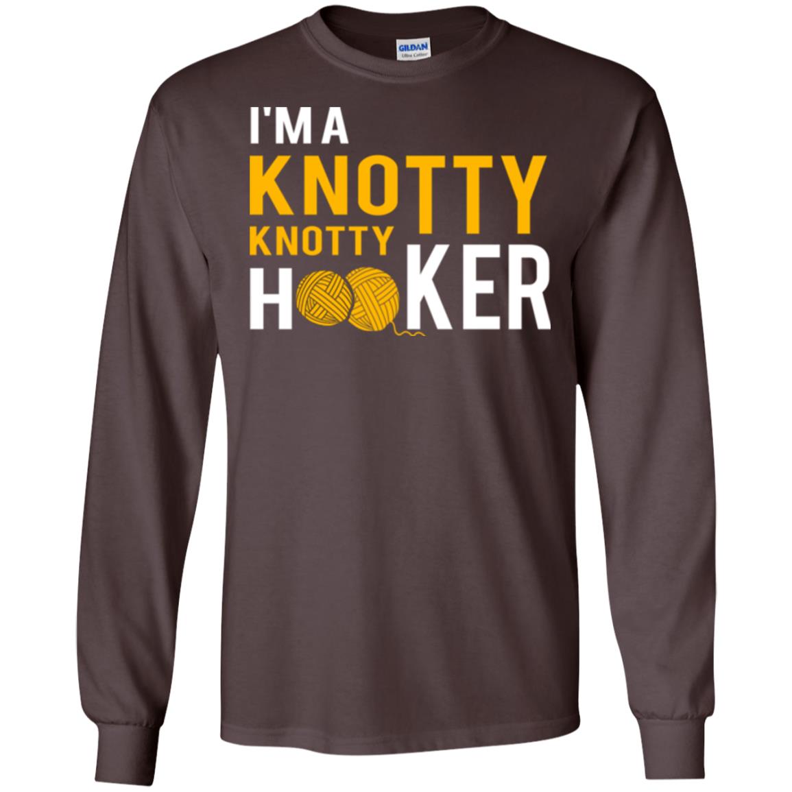 I'm A Knottyknotty Hooker T-shirt Dark Chocolate