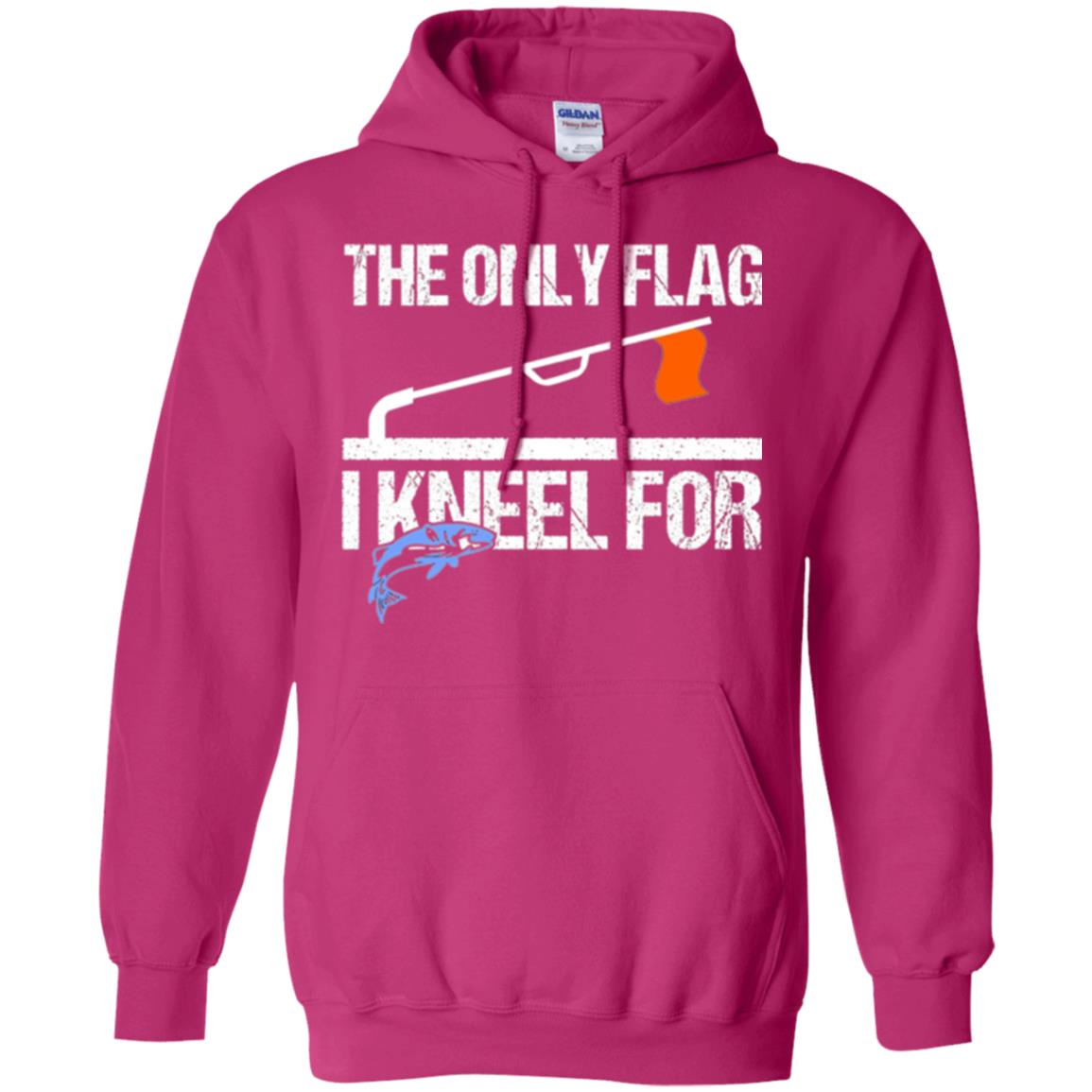 Fishing Lovers T-shirt The Only Flag I Kneel For Heliconia