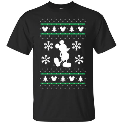 Christmas T-shirt Mickey Mouse Black