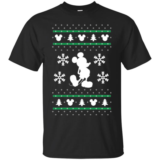 Christmas T-shirt Mickey Mouse Black