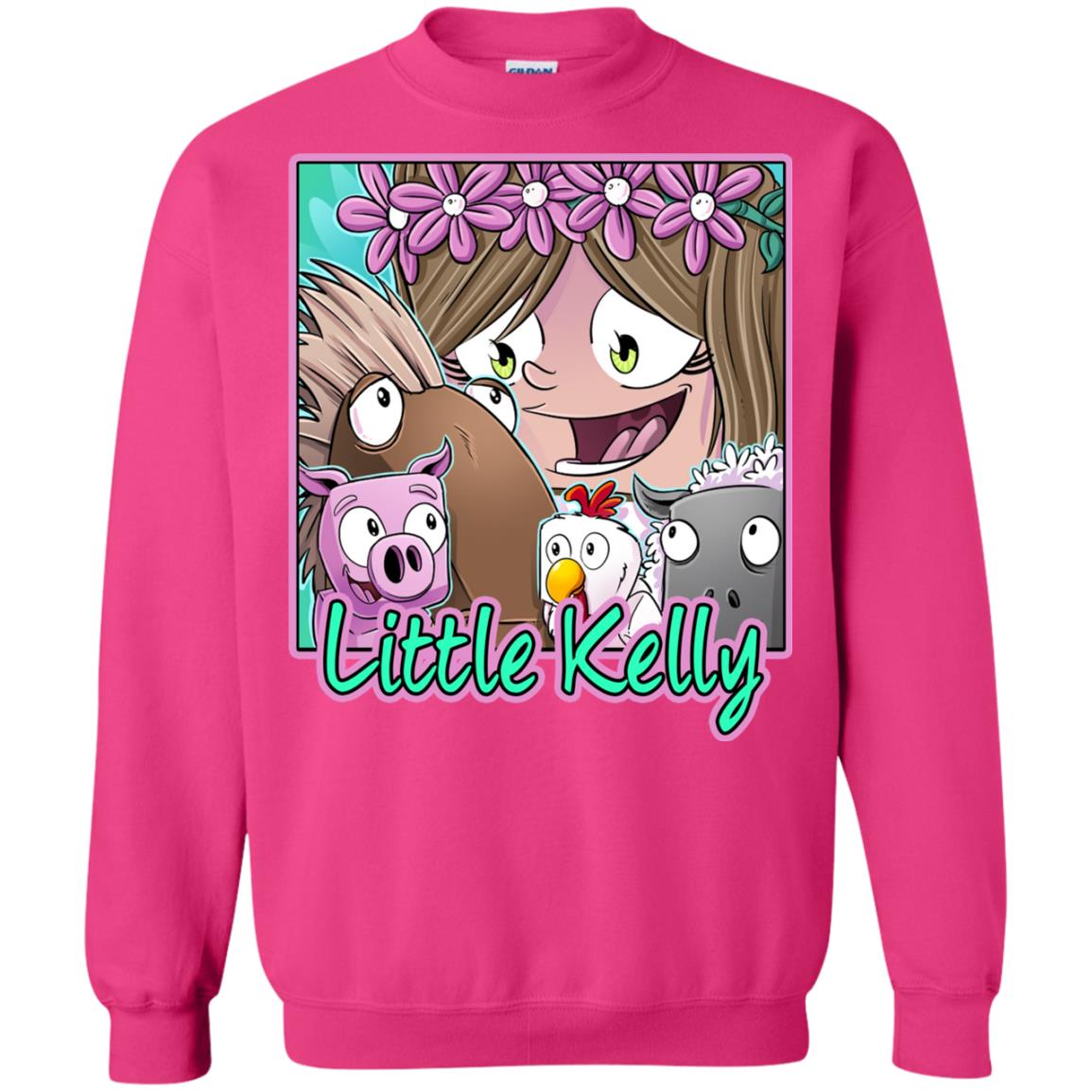 Little Kelly Minecraft Little Club Adventures Shirt Heliconia
